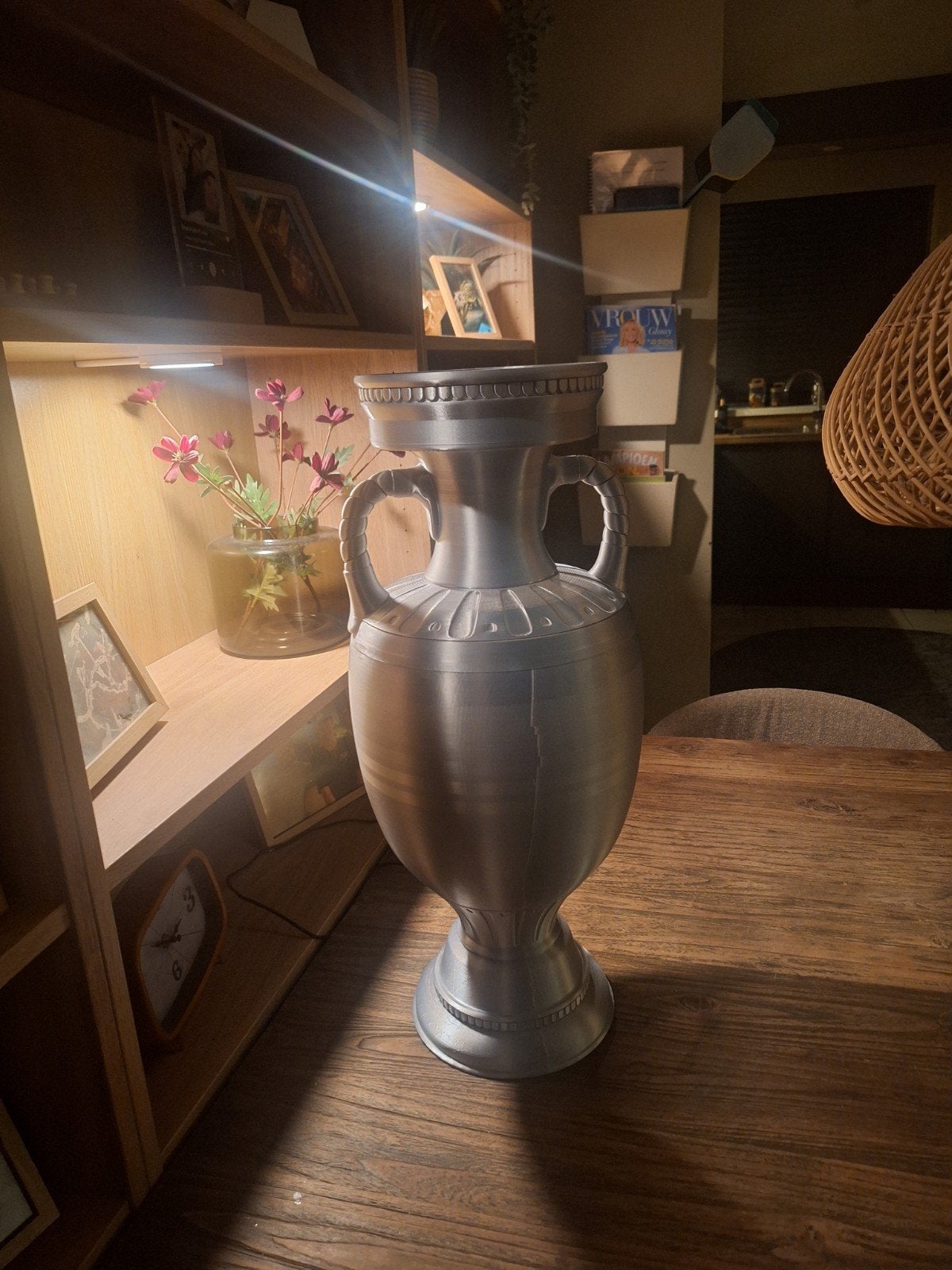 UEFA euro Trofee 1:1 replica 60cm lengte, Onbekend 1, 1234 AB Onbekend, Overige typen, Ophalen of Verzenden, Zo goed als nieuw