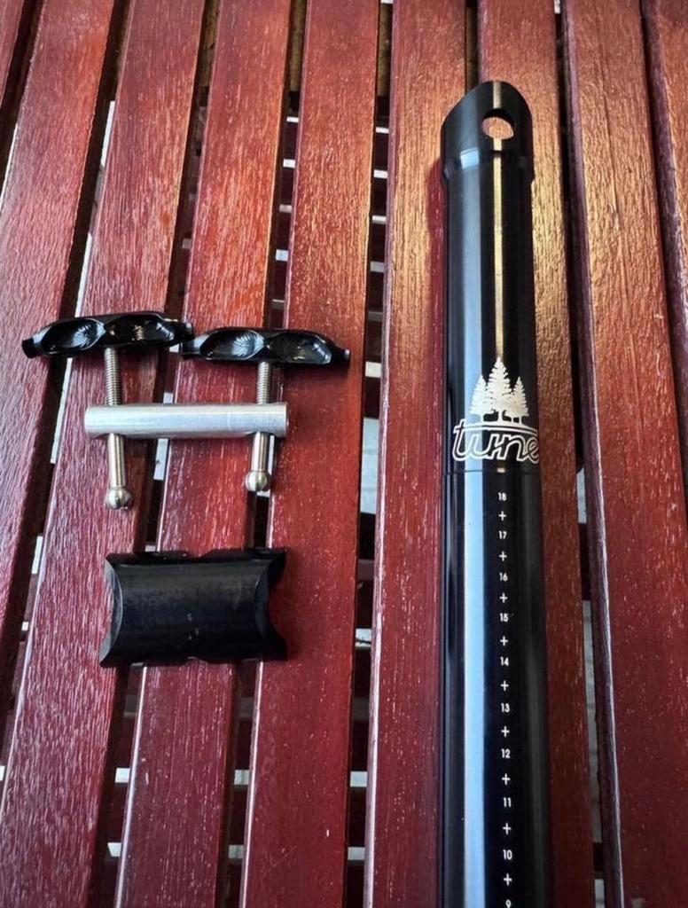 Tune Aluminium Seatpost Zadelpen 27.2 x 420 mm Mountainbike, Fietsen en Brommers, Ophalen of Verzenden, Zo goed als nieuw