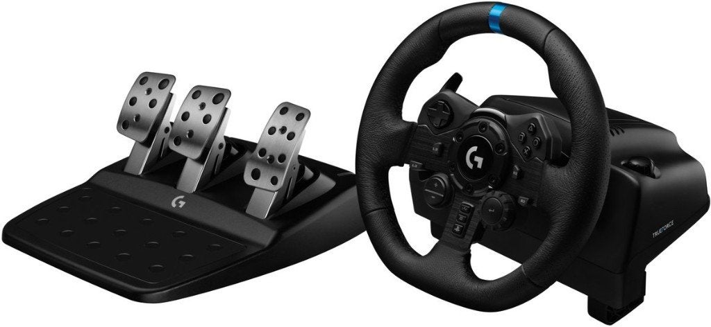 Logitech G923 Sim Racing Wheel xbox one series xs / PC Zwart, Ophalen, Gebruikt, Logitech