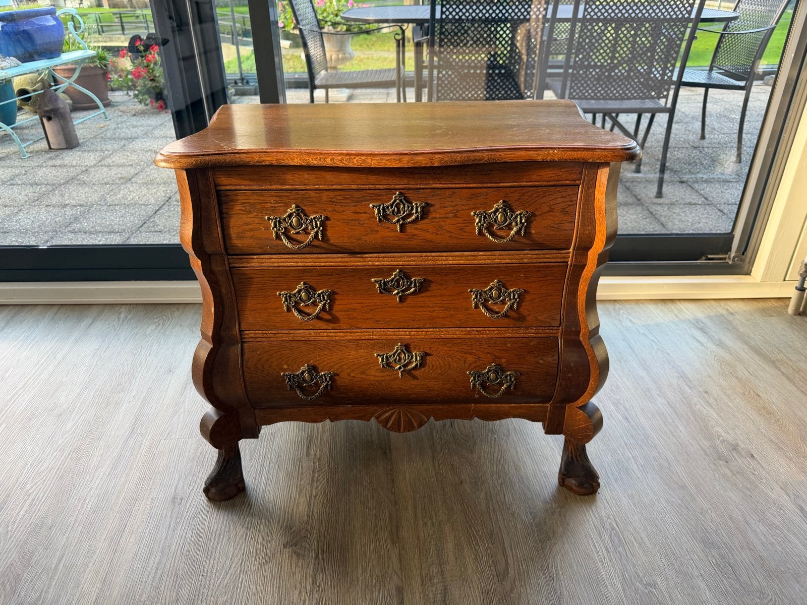 Antieke ladekastje met 3 lades - 65x35x60 cm, Ophalen
