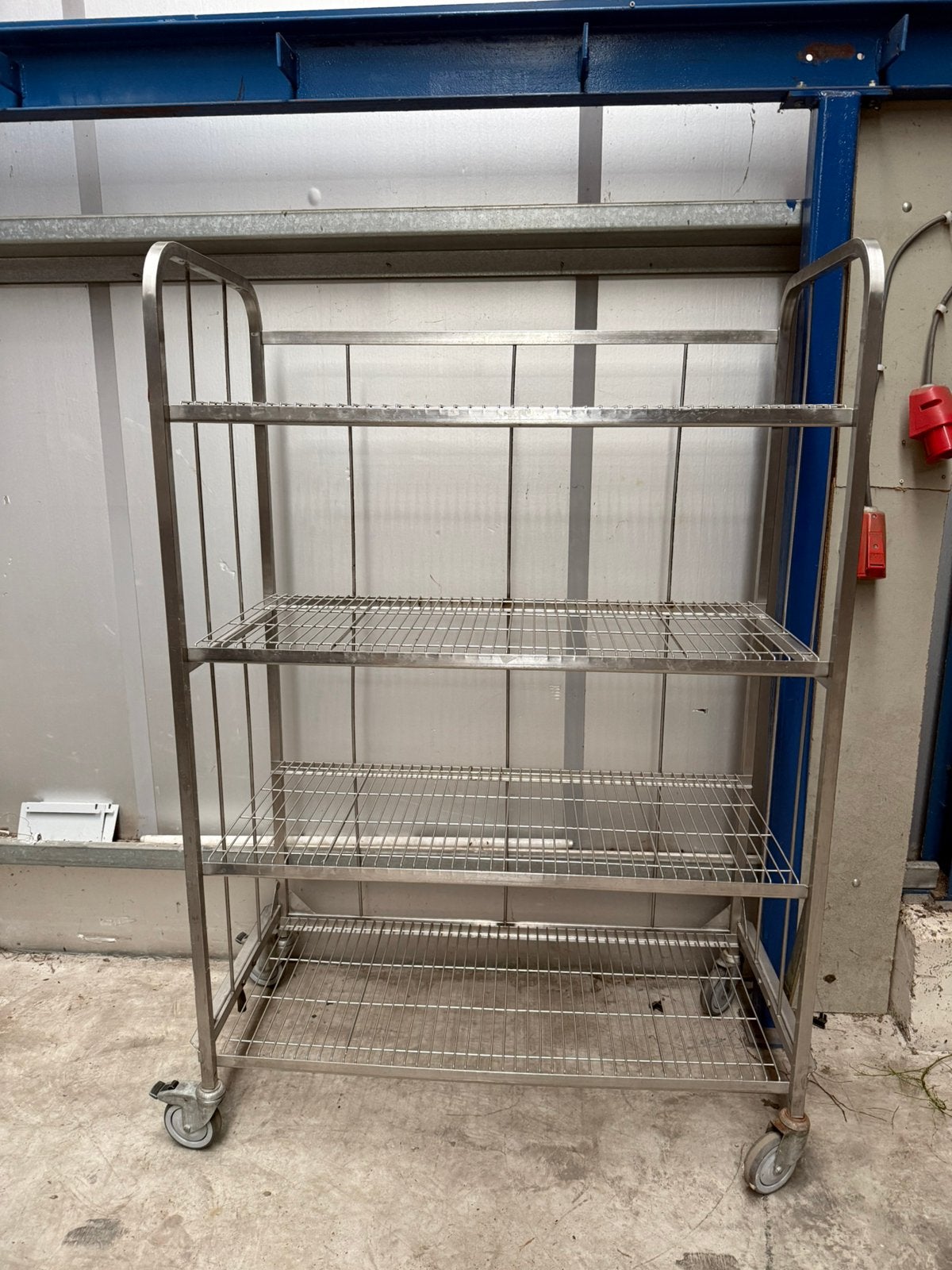 RVS stellingwagen / etagewagen op wielen – 120  60 cm, Ophalen, Zo goed als nieuw