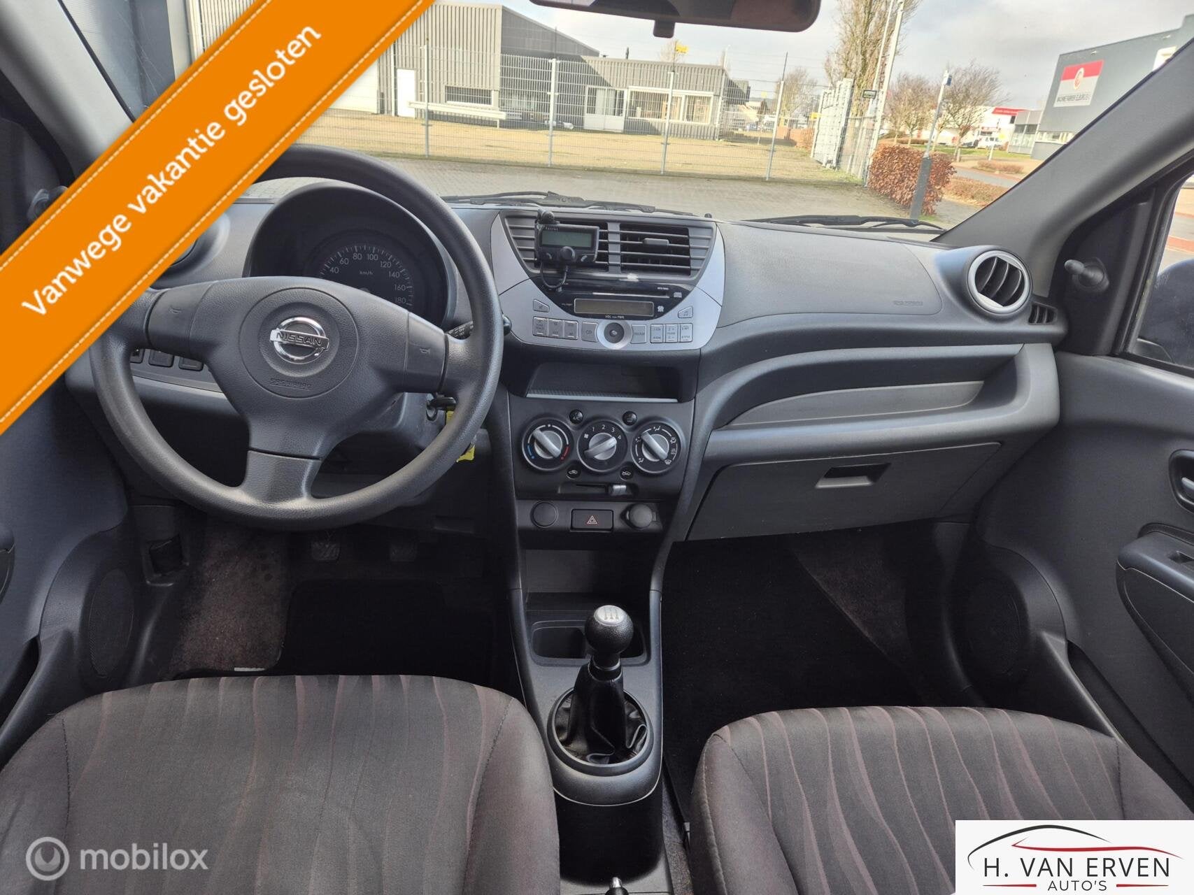 Nissan Pixo 1.0 Look S/S AIRCO EL PAKKET LMV NAP, Auto's, Voorwielaandrijving, Euro 5, 200 kg, 4 stoelen