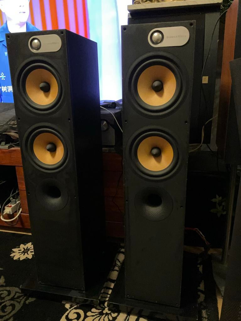 B&W 684 Vloerstaande Luidsprekers, Gebruikt, Ophalen of Verzenden, Bowers & Wilkins (B&W), 120 watt of meer