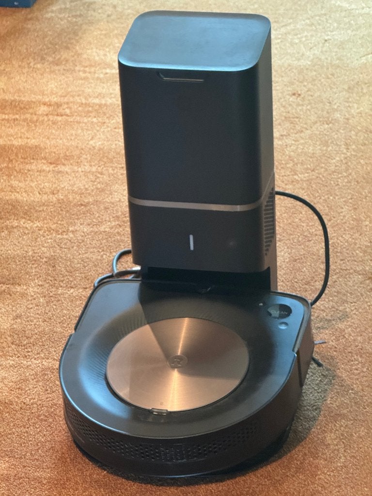 iRobot Roomba s9+ met Clean Base + reserveonderdelen, Witgoed en Apparatuur, Stofzuigers, Gebruikt, IRobot, Robotstofzuiger, Minder dan 1200 watt