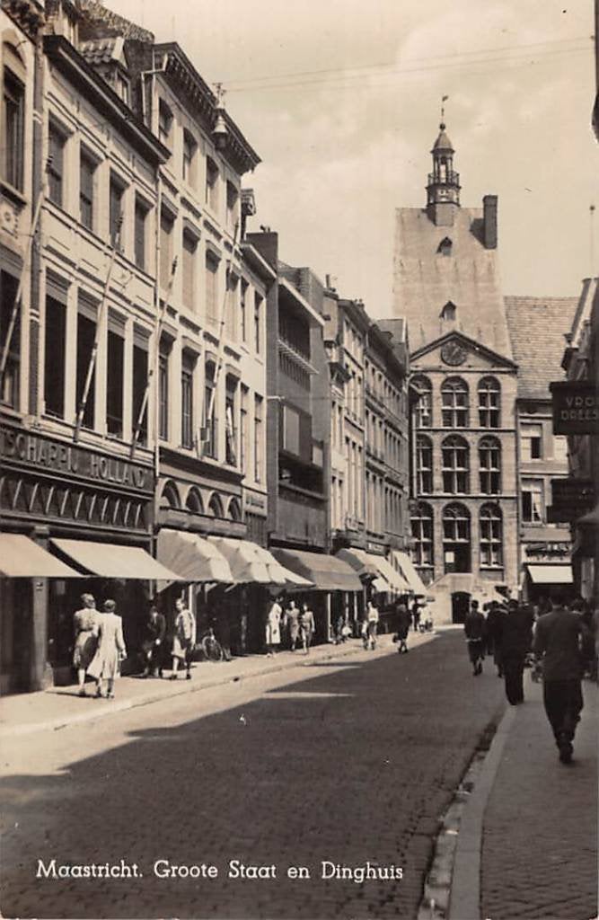 Maastricht Grote Staat en Dinghuis, Ophalen of Verzenden, 1920 tot 1940, Gelopen, Limburg
