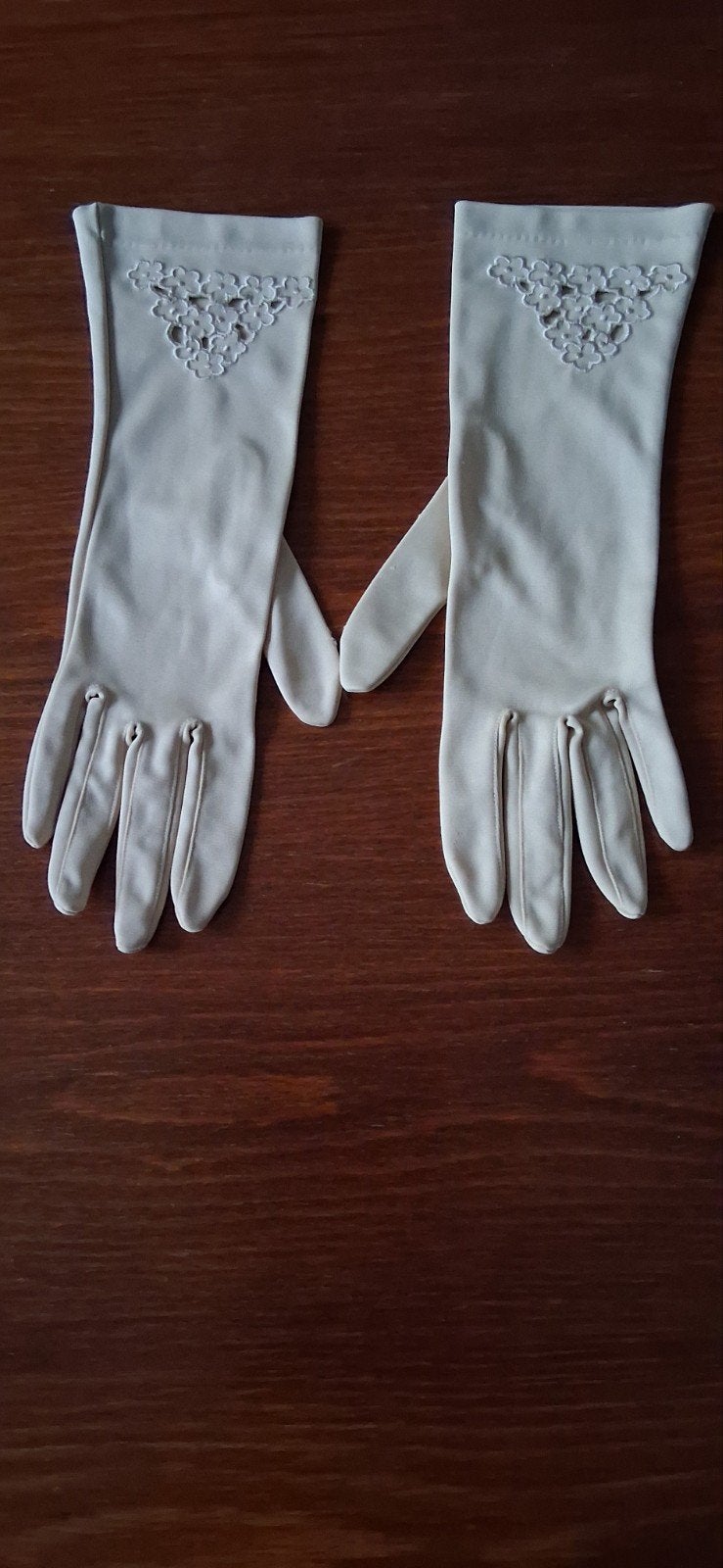 Handschoenen, Huis en Inrichting, Ophalen, Gebruikt, Beige, Brocante