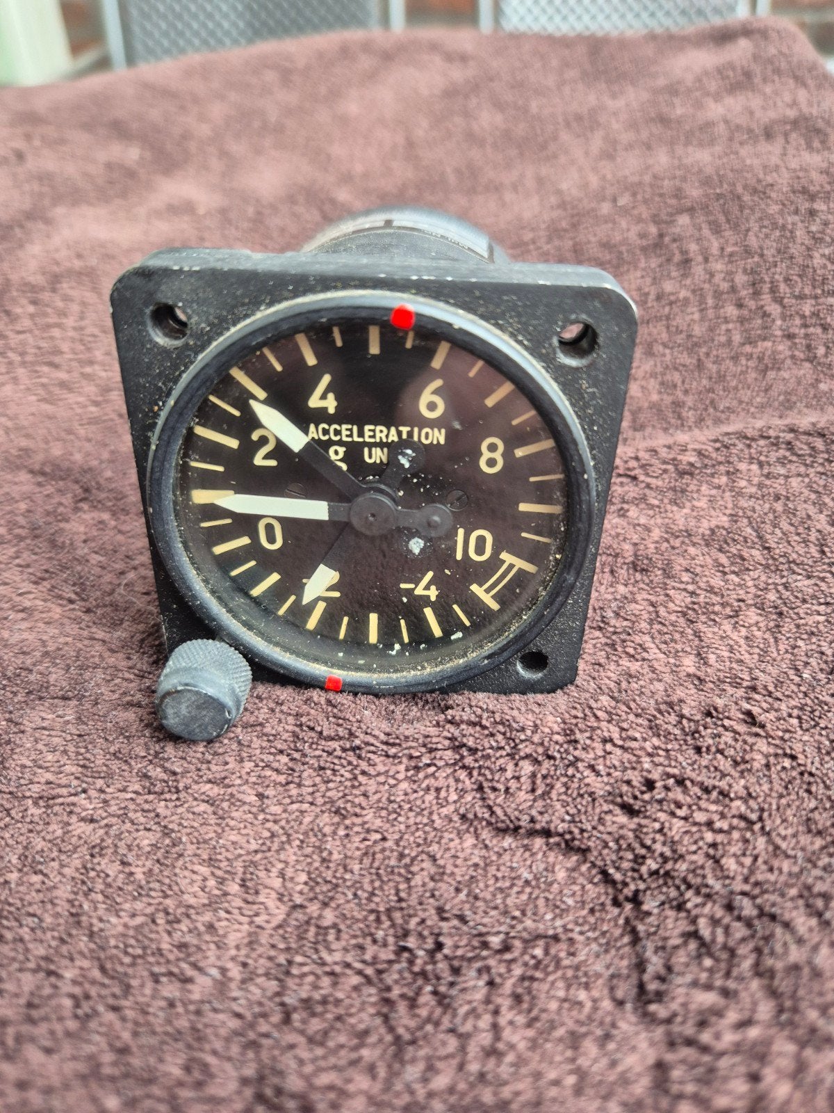 Vintage Vliegtuiginstrument, g-meter, Ophalen of Verzenden