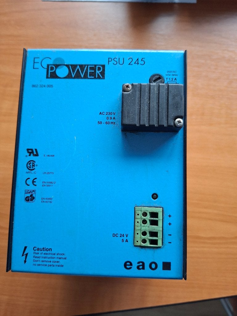 Voedingsunit 24v 5amp  psu245 24vdc, Ophalen of Verzenden, Gebruikt