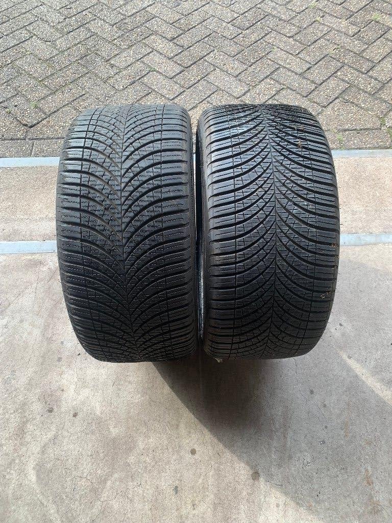 2X GOODYEAR ALL SEASON BANDEN 255 35 R19 96Y 6MM, Auto-onderdelen, Banden en Velgen, 19 inch, Gebruikt, 255 mm, GOODYEAR