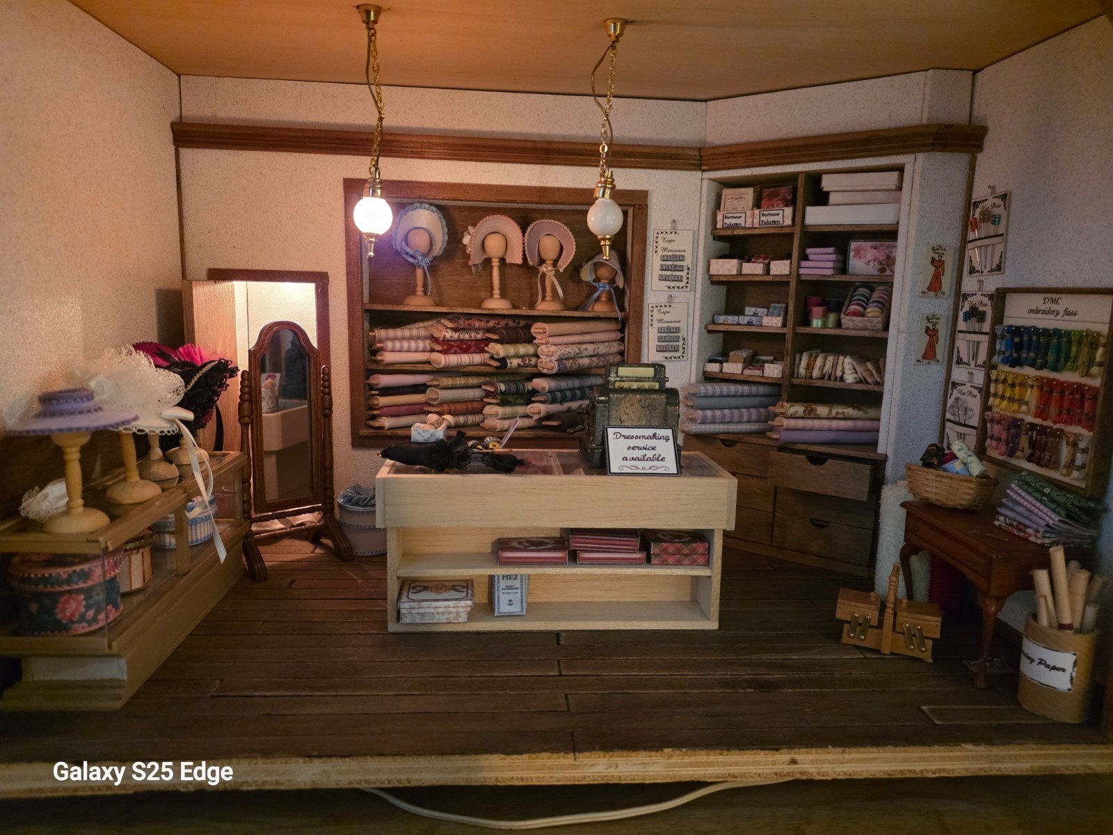 Miniatuur Naaiwinkel Diorama - Handgemaakt, Ophalen, Zo goed als nieuw, Overige typen