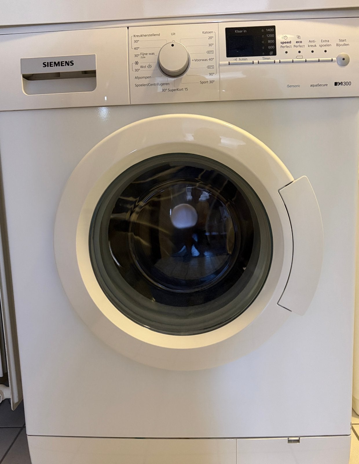Wasmachine Siemens IQ300 type WML40, Ophalen, Gebruikt, Minder dan 85 cm, Voorlader