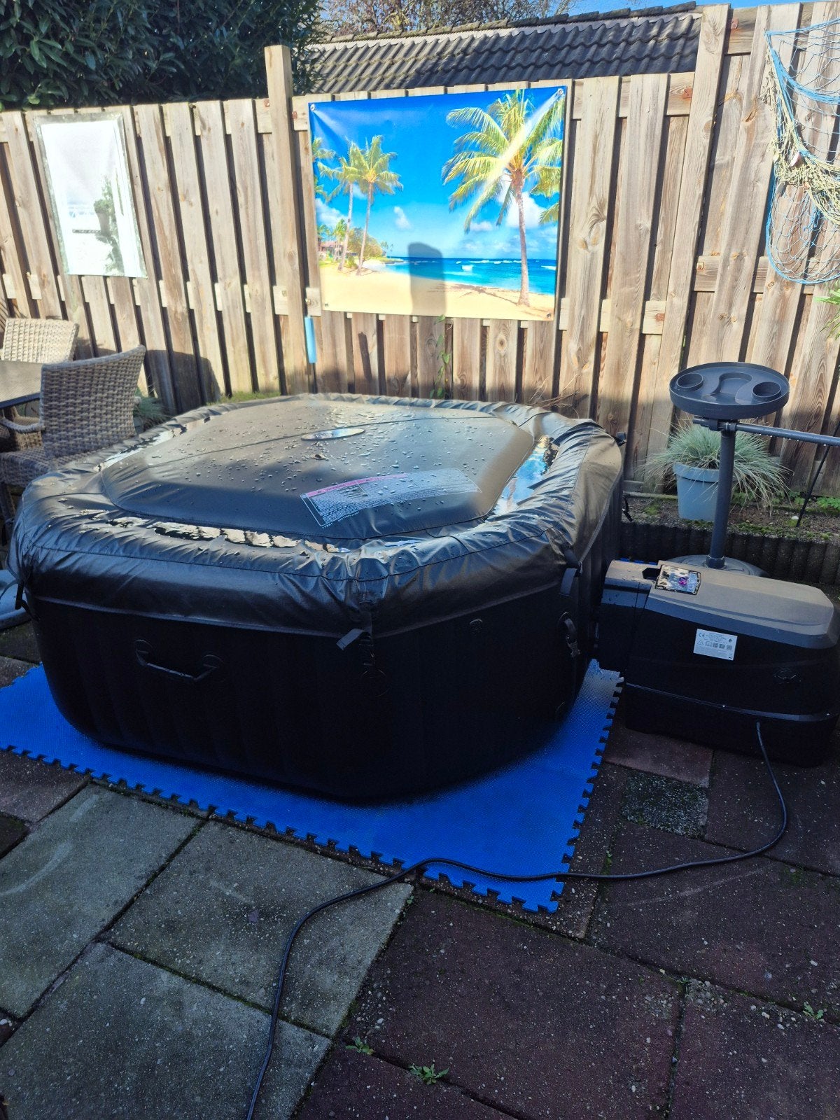 8 intex jacuzzi's en 13 pompen en heel veel extra's, Ophalen of Verzenden, Gebruikt