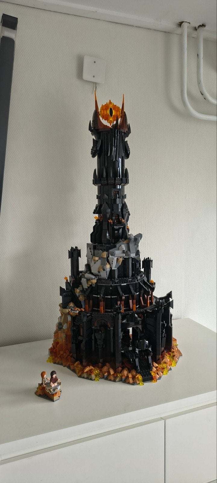Lego barad dur 10333 (100 procent compleet), Ophalen, Lego, Zo goed als nieuw, Compleet