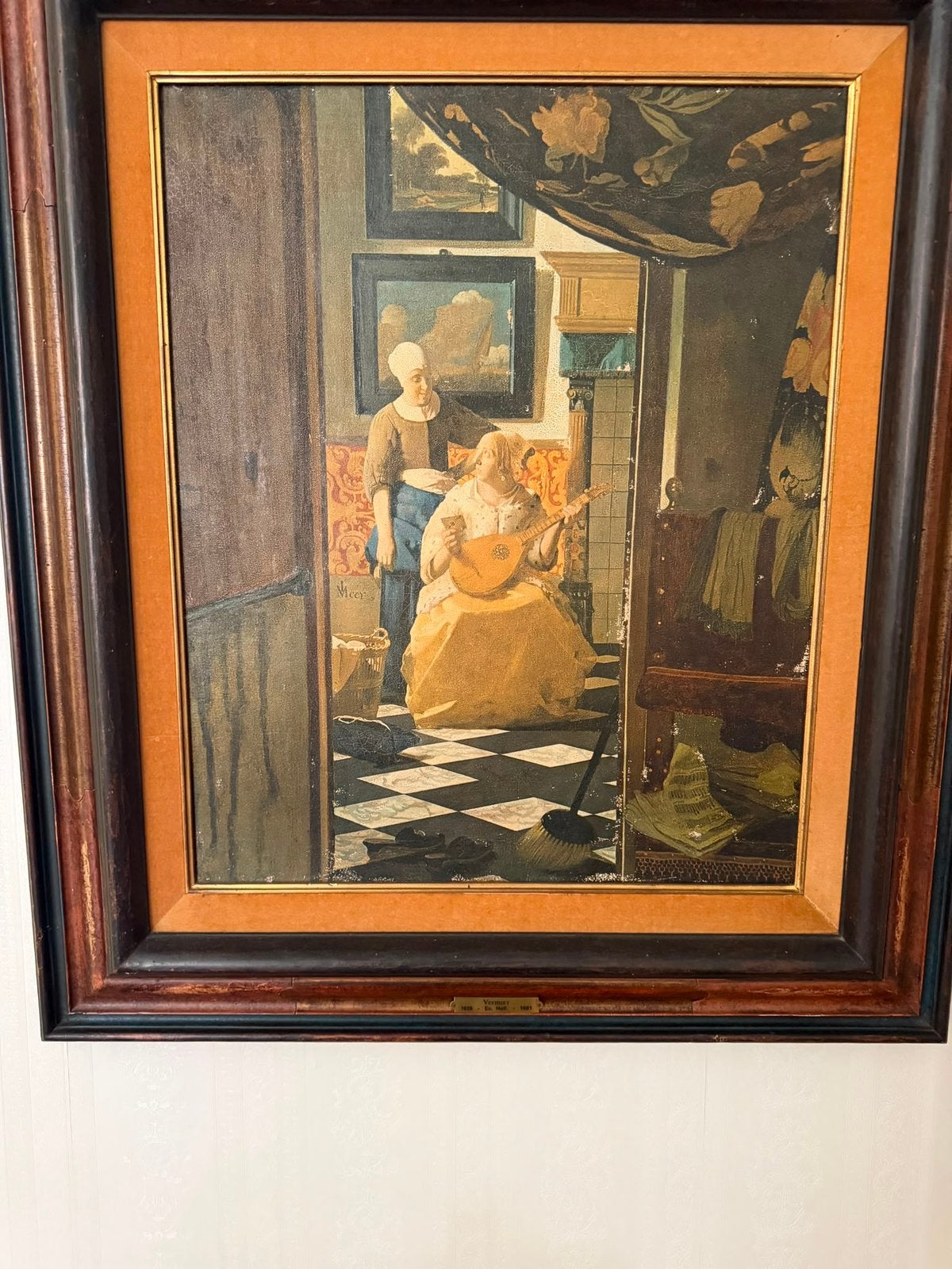 Schilderij Vermeer, Antiek en Kunst, Ophalen