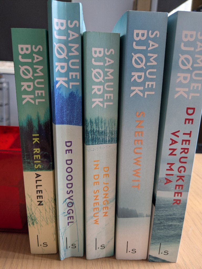 5 thrillers van Samuel Bjørk, Boeken, Scandinavië, Samuel Bjørk, Ophalen of Verzenden, Zo goed als nieuw