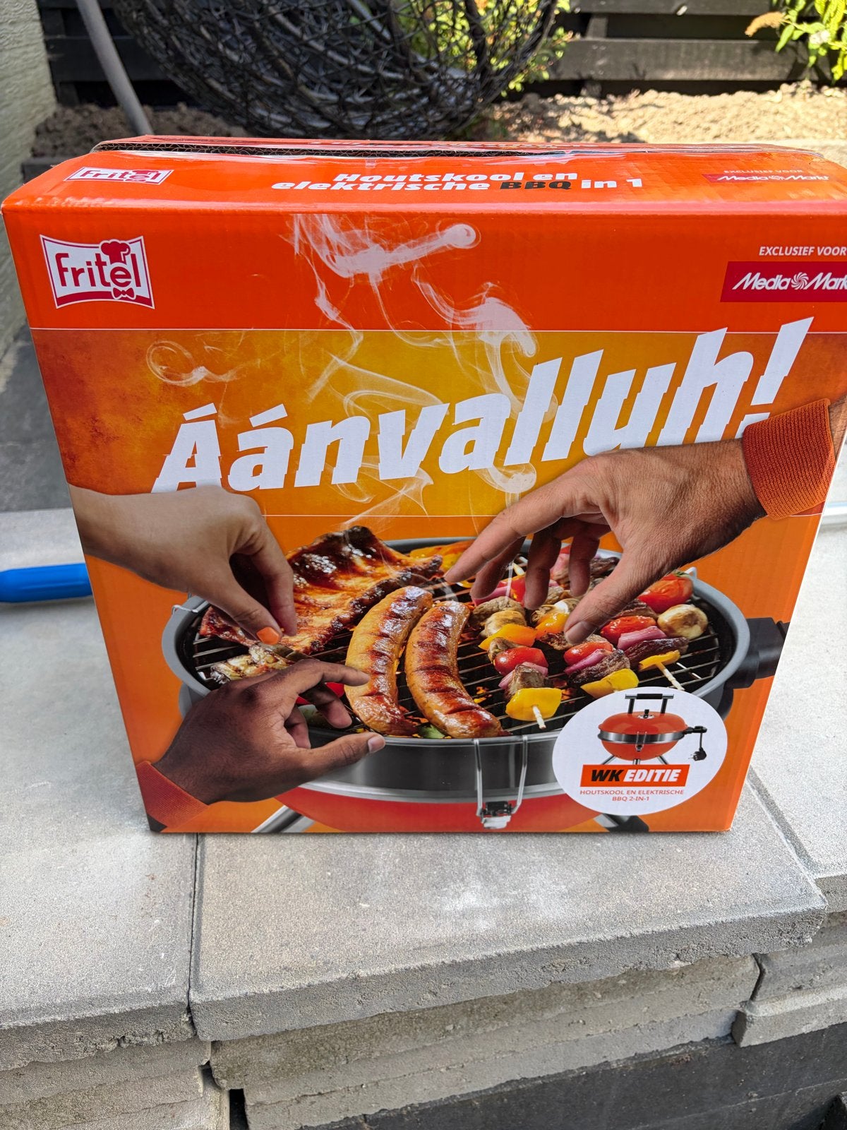 Fritel Houtskool en Elektrische BBQ 2-in-1 (Ongeopend), Ophalen, Nieuw