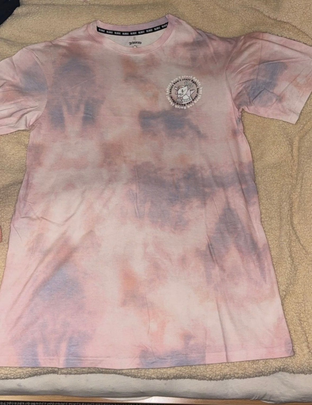 Disney Aristocats Marie Tie-Dye T-shirt Maat XS, Ophalen of Verzenden, Zo goed als nieuw, Korte mouw, Roze