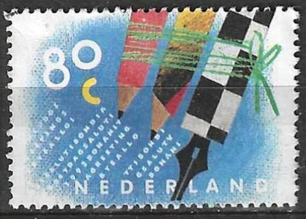 Nederland 1993 - Yvert 1452 - Potlood en Stylo (ST), Postzegels en Munten, Postzegels | Nederland, Verzenden, Gestempeld