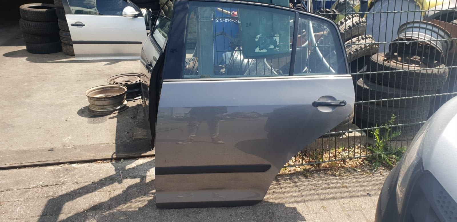 VW GOLF V  PLUS   LINKER ACHTER PORTIER BJ 2007, Auto-onderdelen, Gebruikt, -, Deur, -