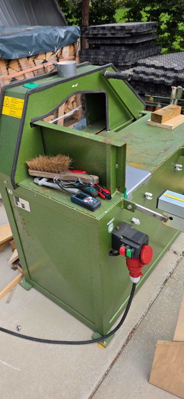 Robuuste afkortzaag 3 kW, Ophalen, Gebruikt, Onbekend, 70 mm of meer