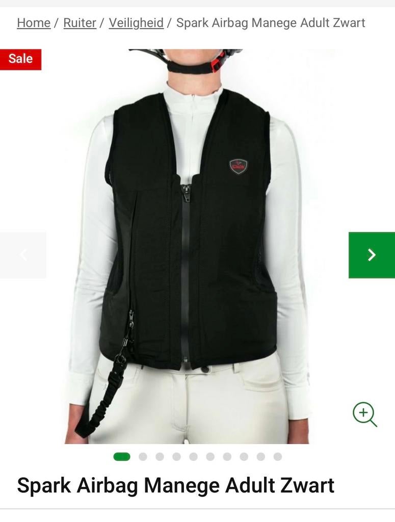 Te koop veiligheids airbag vest, Ophalen of Verzenden, Nieuw, Overige soorten, Bovenkleding