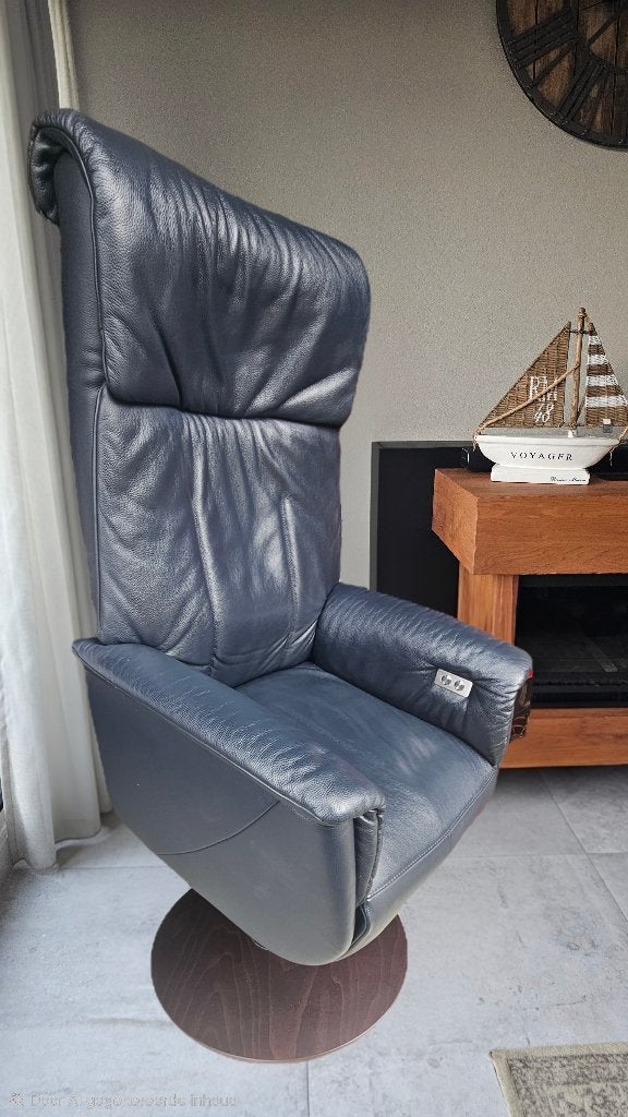 Luxe Prominent sta op relax stoel maat Medium, Ophalen, Minder dan 75 cm, Leer, Zo goed als nieuw