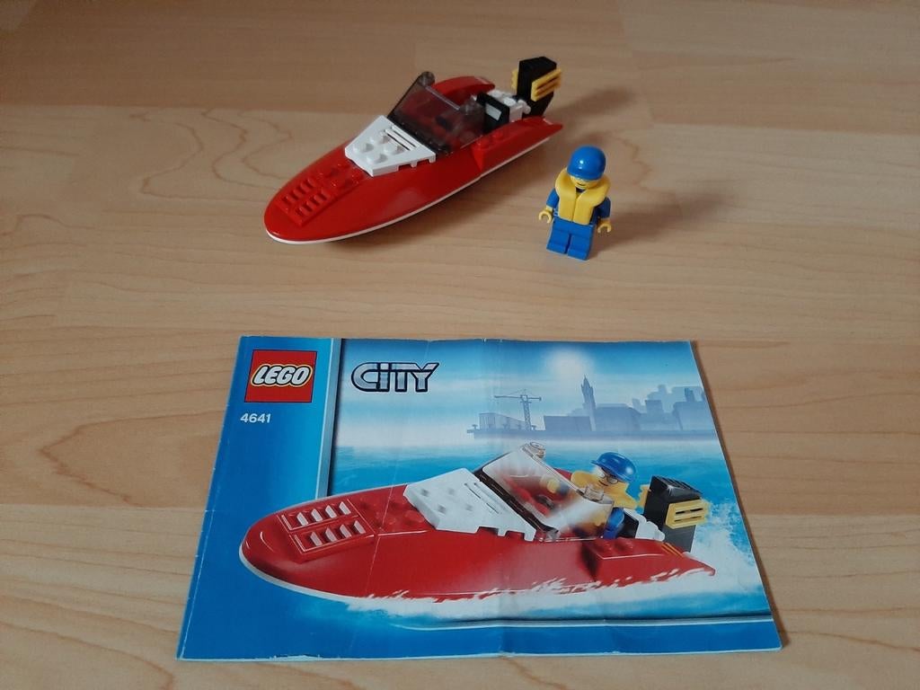 Lego City 4641 Speedboot, Kinderen en Baby's, Speelgoed | Duplo en Lego, Compleet, City, Lego, Ophalen of Verzenden