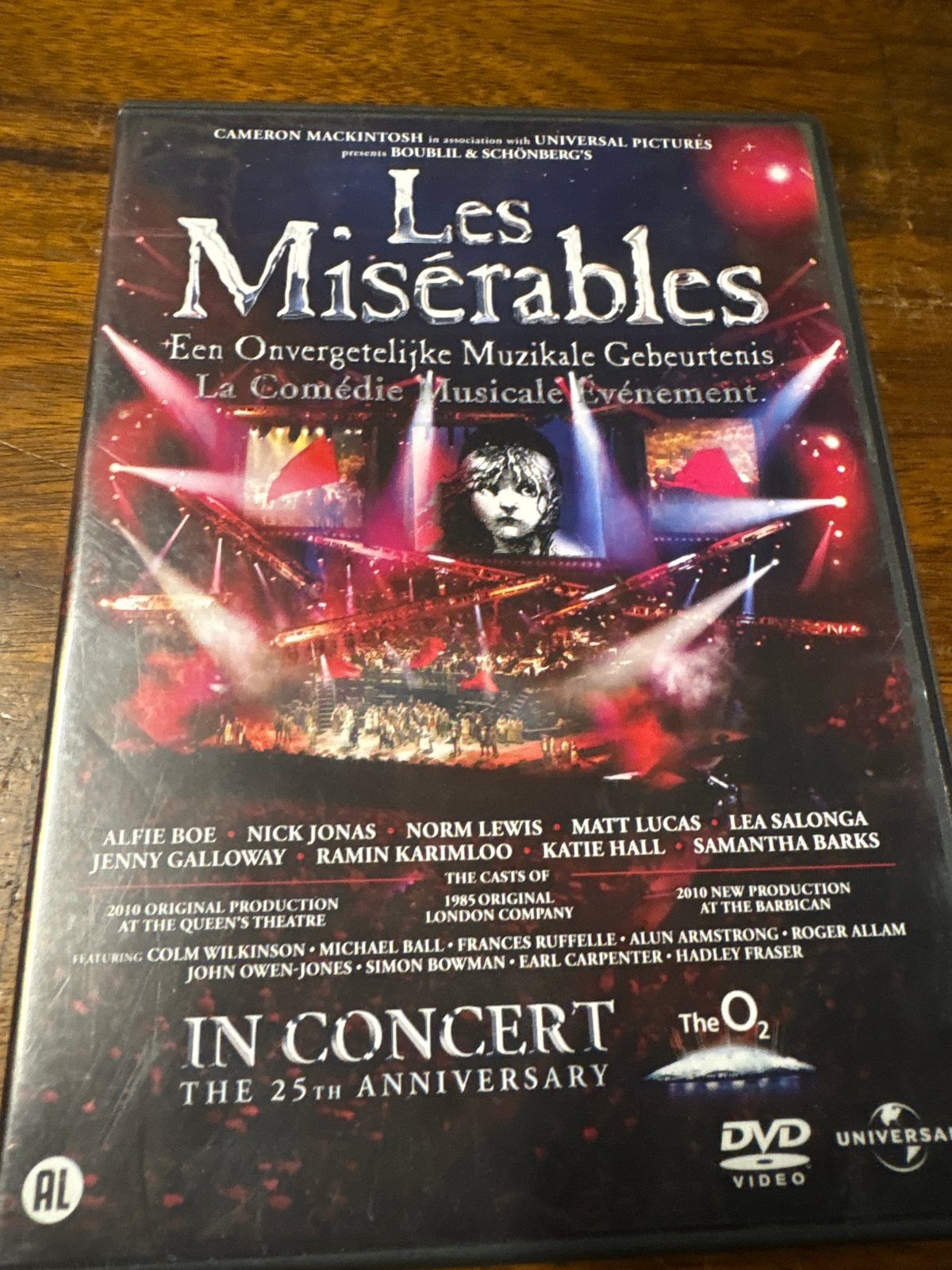 Les Misérables - The 25th Anniversary Concert DVD, Alle leeftijden, Nederlands, Ophalen of Verzenden, Concert