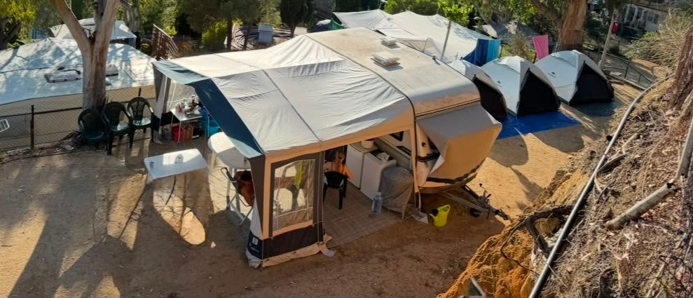 Walker Residence 350 Voortent - 826cm omloopmaat, Ophalen, Zo goed als nieuw, Walker Campingstyle