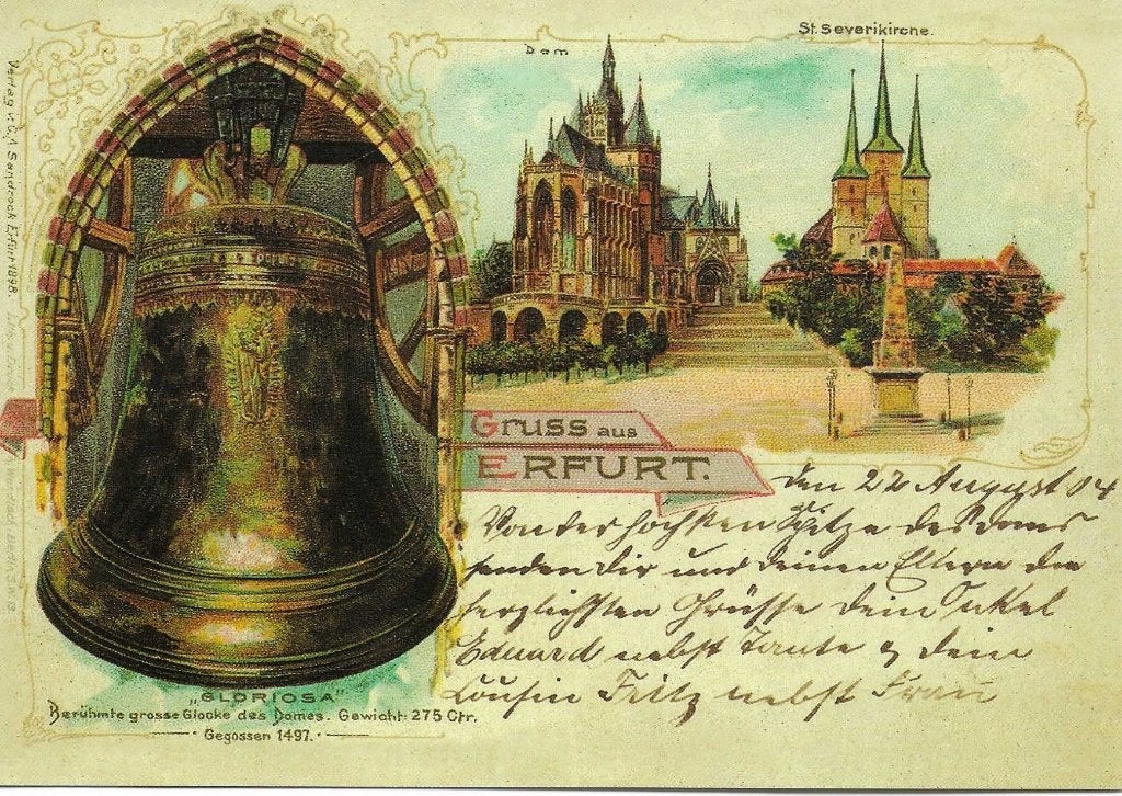 Erfurt- -3-luik., Ophalen of Verzenden, 1980 tot heden, Ongelopen, Duitsland