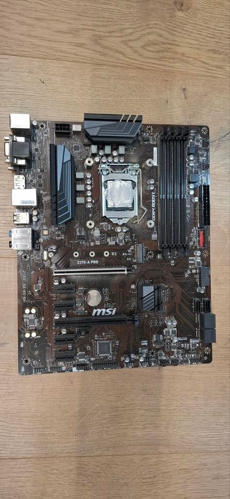 MSI Z370-A Pro Moederbord + Intel i5-8400 CPU, Ophalen, Gebruikt, LGA 1151, DDR4