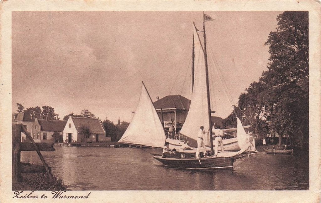 703-413-055 Zeilen te Warmond, Ophalen of Verzenden, Voor 1920, Zuid-Holland