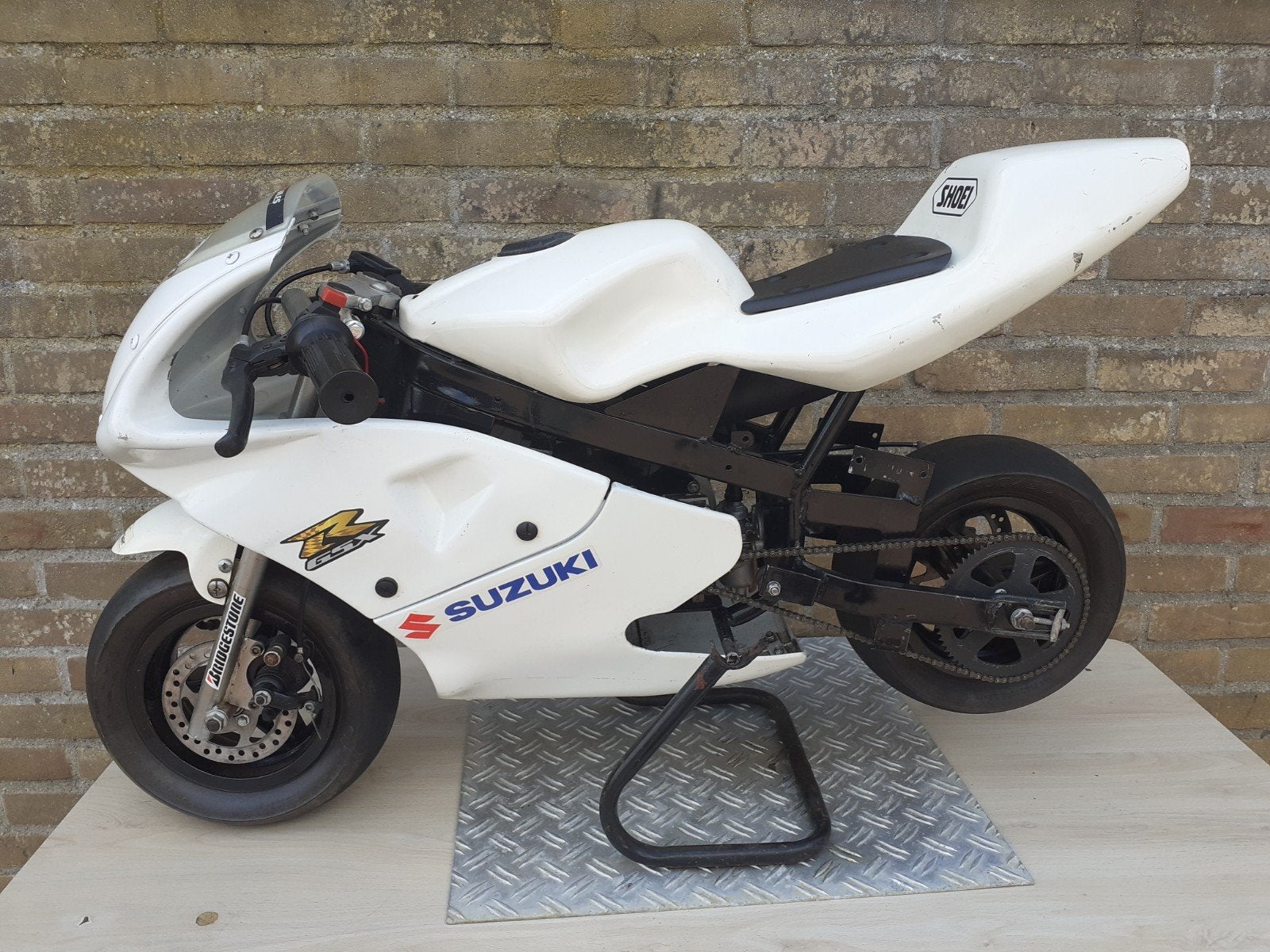 minibike suzuki gsxr cyclone chopper repsol honda, Fietsen en Brommers, Minibikes, Midibikes en Pitbikes, Overige typen, Zo goed als nieuw