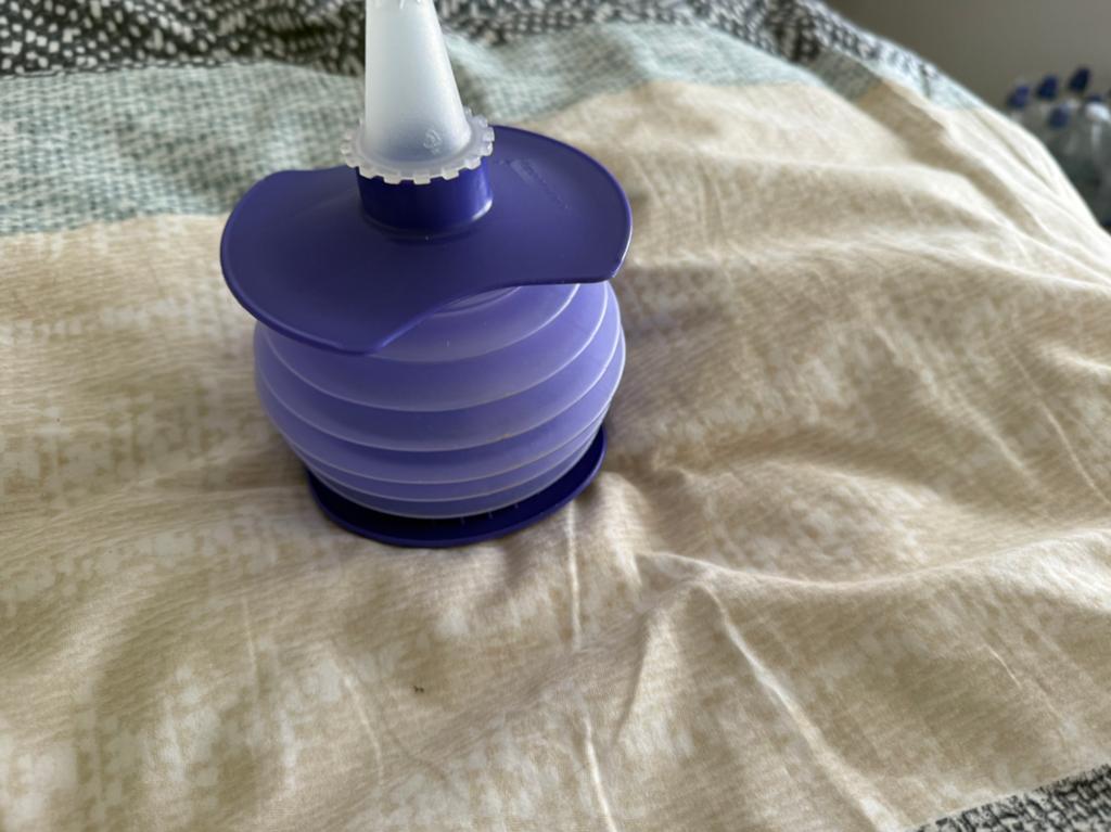 Slagroom spuit Tupperware, Ophalen of Verzenden, Zo goed als nieuw, Overige typen