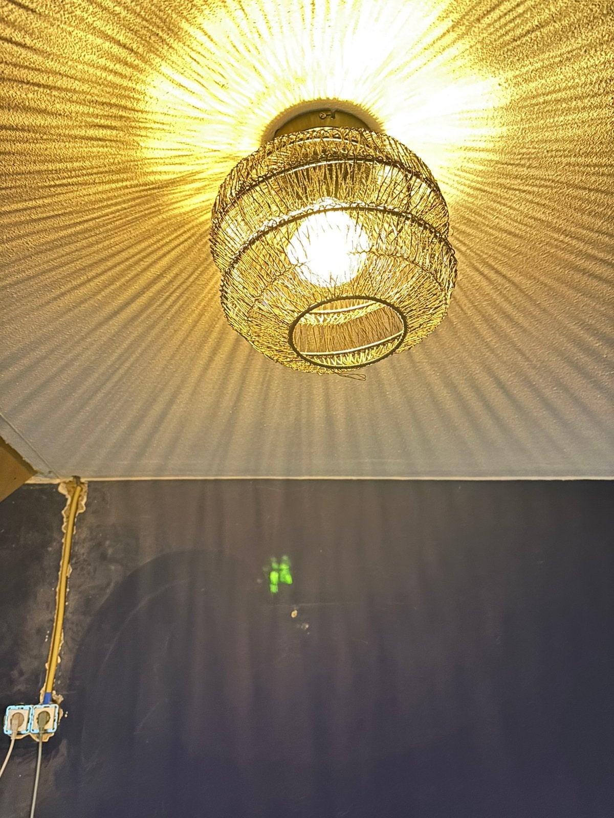 Hanglamp l Diamantpatroon, Ophalen of Verzenden, Gebruikt