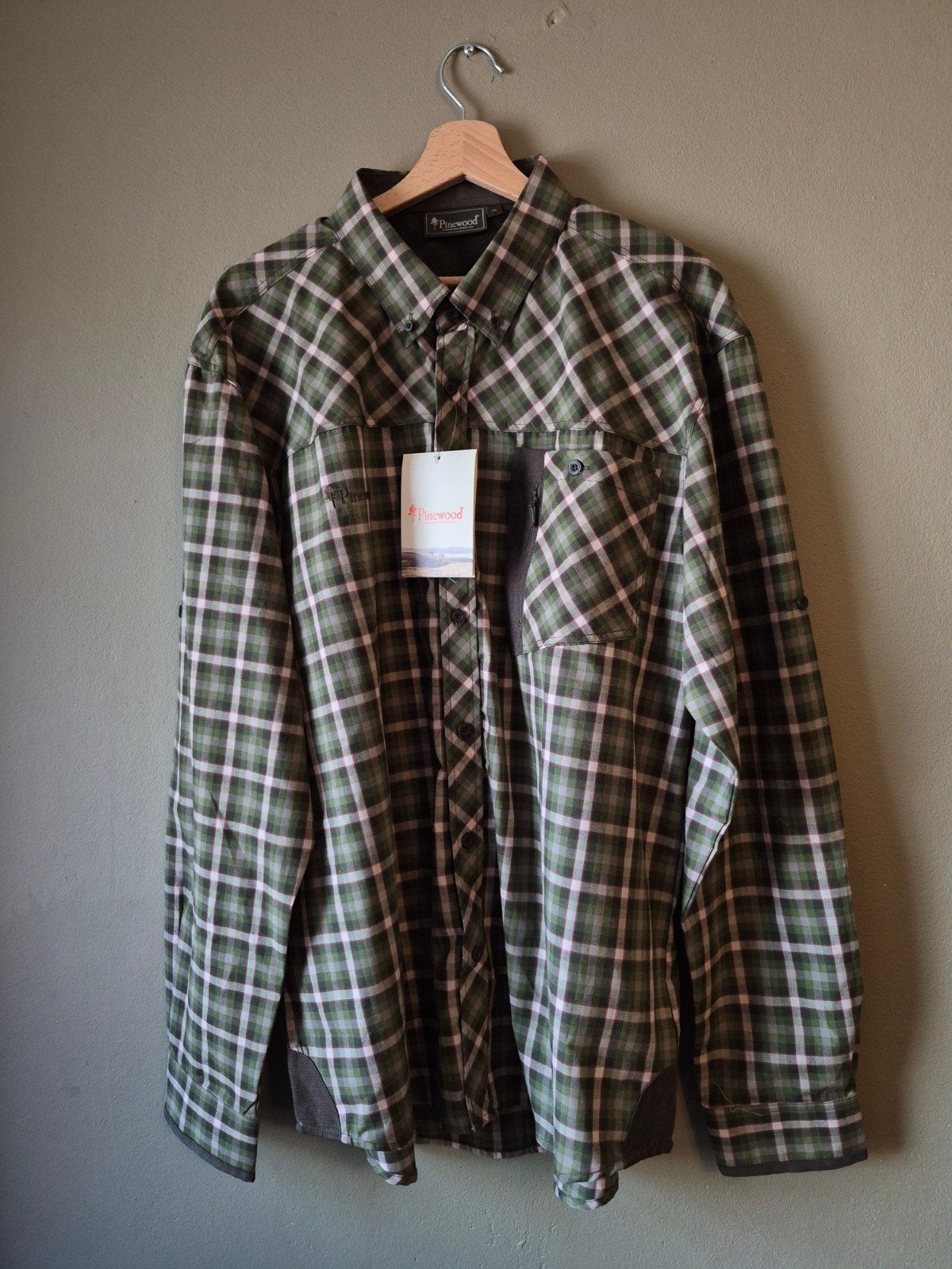 Pinewood Wolf Shirt Heren XL - Outdoor/Jacht/Vissen, Nieuw, Ophalen of Verzenden, Pinewood, Halswijdte 43/44 (XL)
