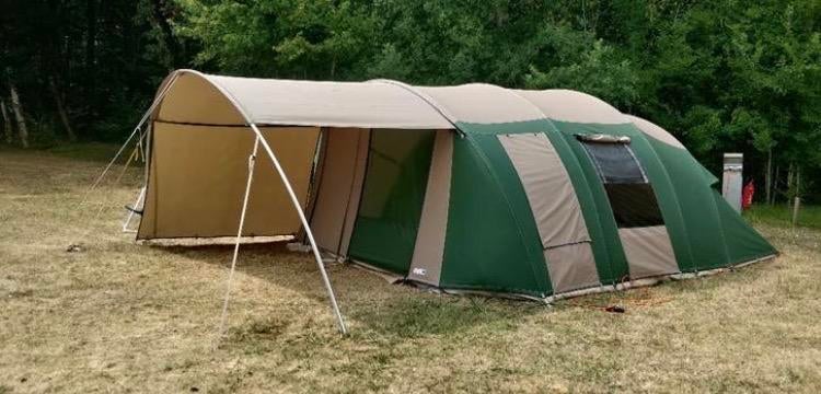 Falco zeearend, zeer ruime tunneltent voor 6 personen, Caravans en Kamperen, Ophalen, Gebruikt, Tot en met 6