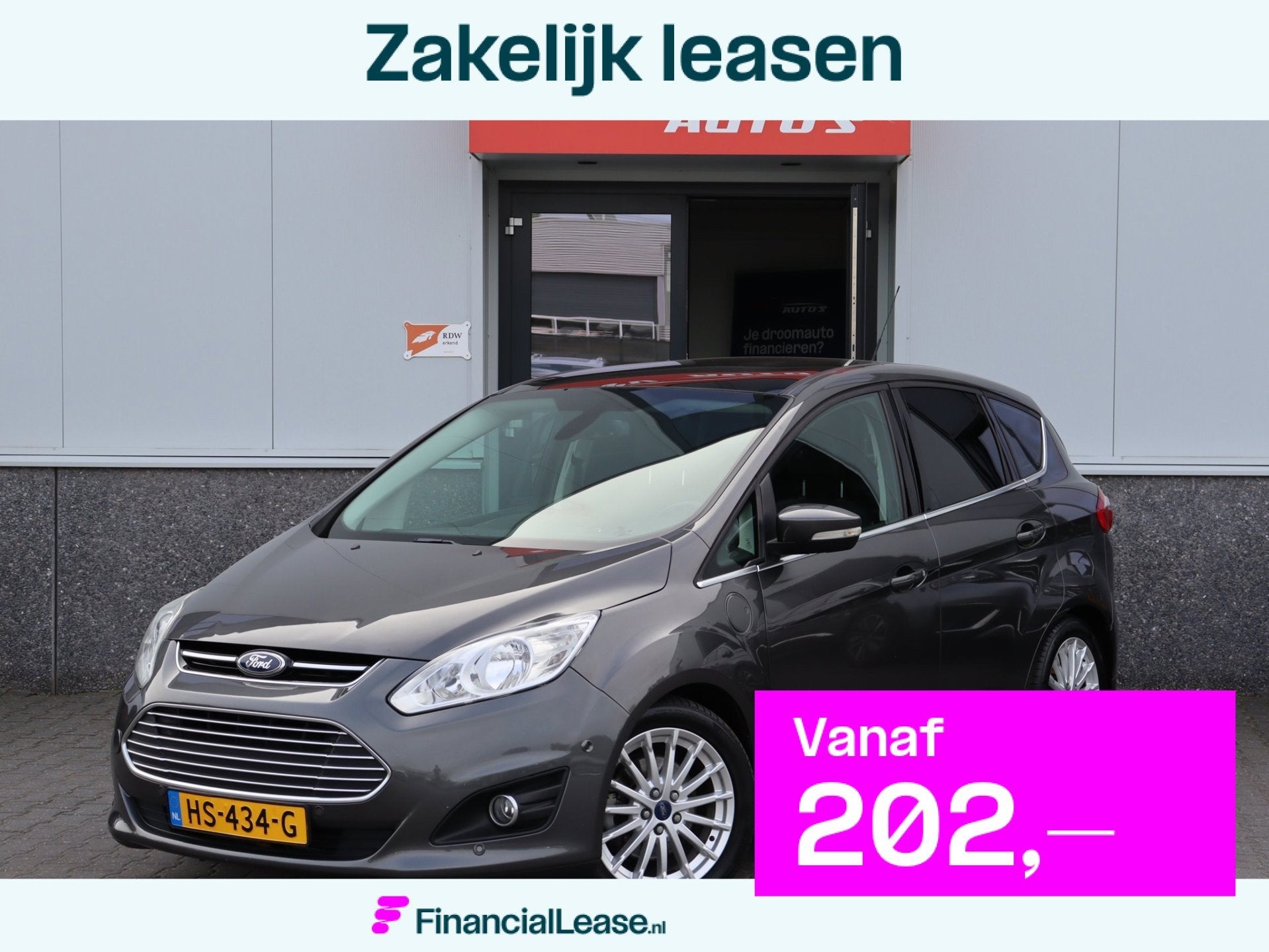 Ford C-Max 2.0 Plug-in Hybrid Titanium Plus, 137 pk, Gebruikt, Euro 6, 4 cilinders