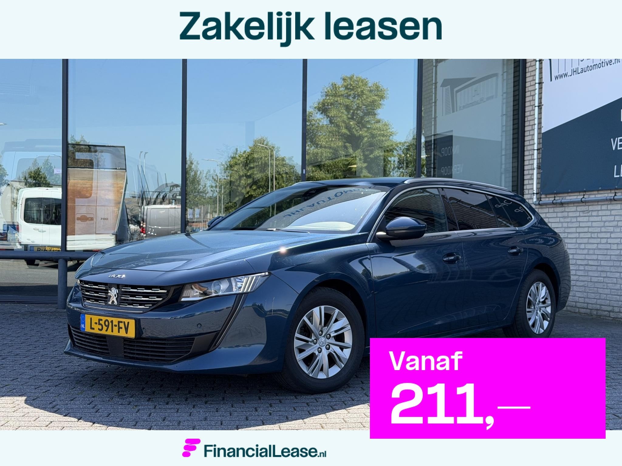 Peugeot 508 SW 1.2 Blue*130PK*AUTOM.*CAM*NAVI*ECC*CRUISE*TEL, 745 kg, Stof, Gebruikt, 1199 cc