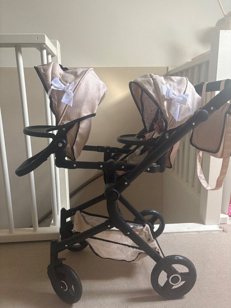 Bayer Design Duo Poppenwagen, Kinderen en Baby's, Speelgoed | Poppen, Ophalen, Zo goed als nieuw, Babypop