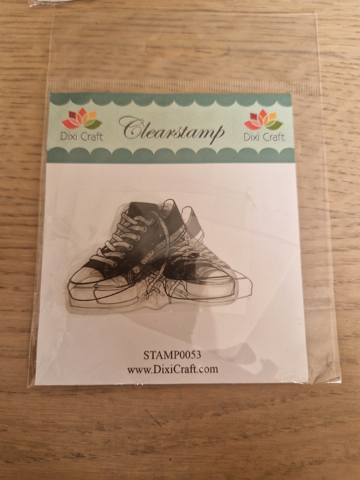 Dixi Craft Clearstamp STAMP0053 - Sneakers, Ophalen of Verzenden, Nieuw, Clearstamp