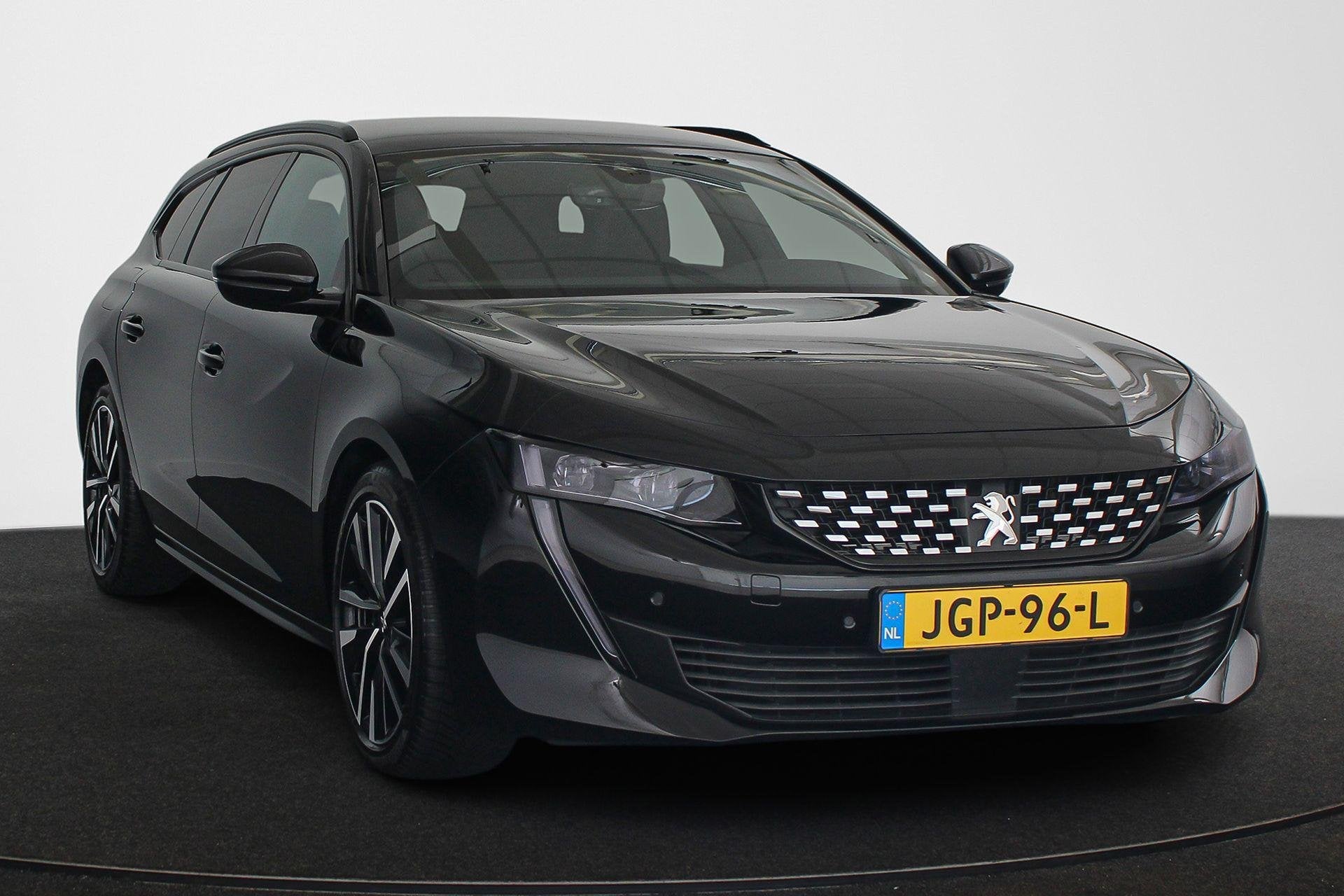 Peugeot 508 SW 1.6 HYbrid GT Line 225 PK Stoelverwarming Key, Auto's, 745 kg, Gebruikt, 4 cilinders, Leder en Stof