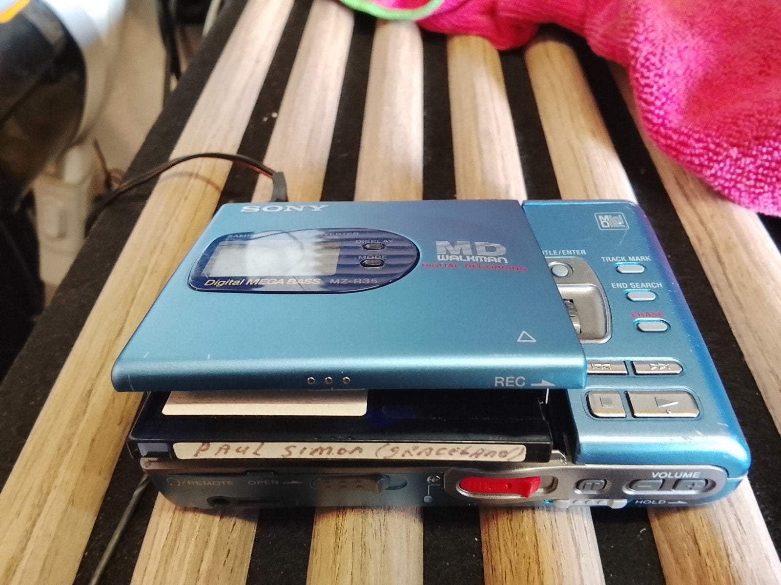 Sony MD Walkman MZ-R35 Minidisc-recorder, Ophalen of Verzenden, Minidisc-recorder