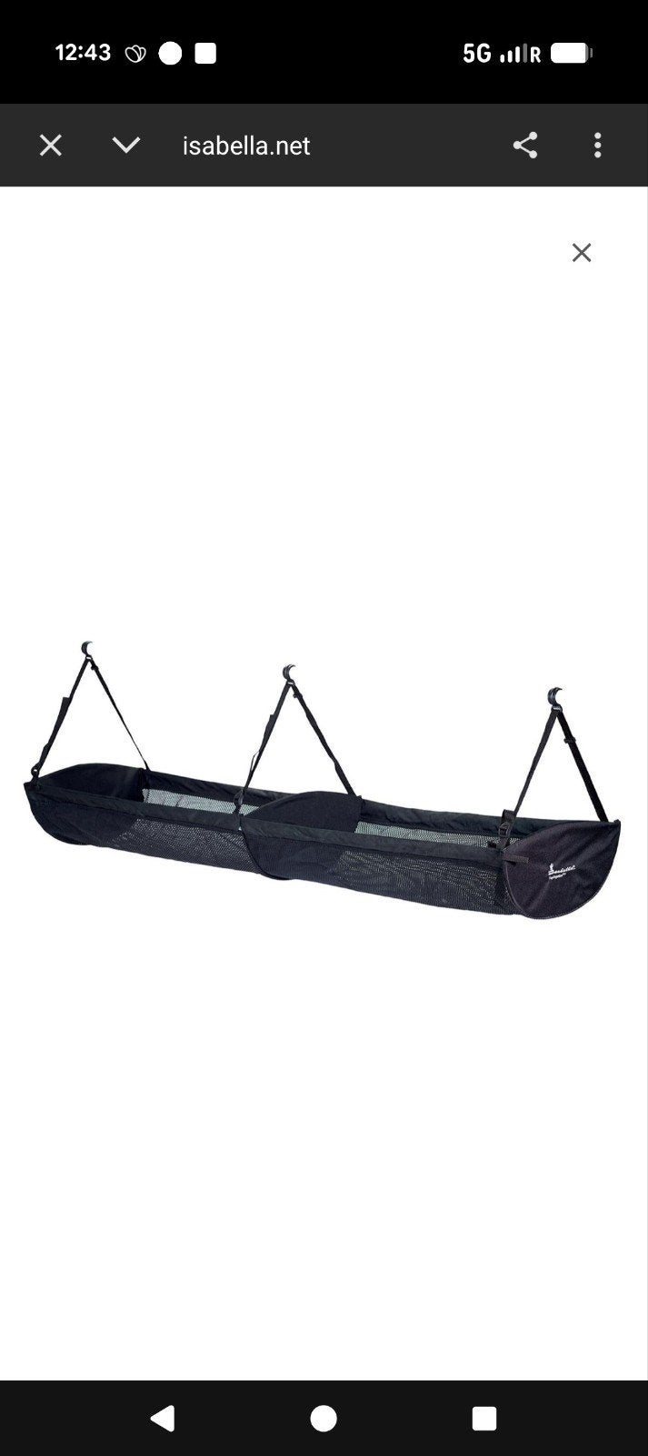 Isabella Top Organizer - Zo goed als nieuw, Caravans en Kamperen, Caravan accessoires, Ophalen of Verzenden, Zo goed als nieuw