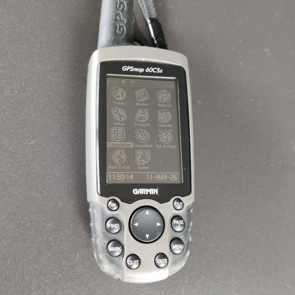 Zeer mooie krasloze  Garmin GPS 60CSx Handheld, Ophalen of Verzenden, Zo goed als nieuw, Navigatie of Gps