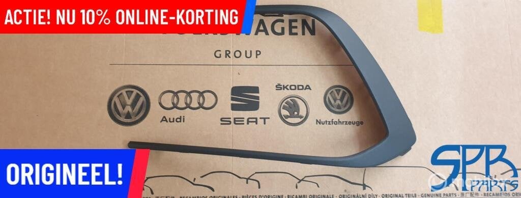 GOLF 8 VIII GTI GTD AFDEK LIJST LINKS VOOR Bumper 5H0853763, Gebruikt, Volkswagen, Ophalen of Verzenden, Volkswagen