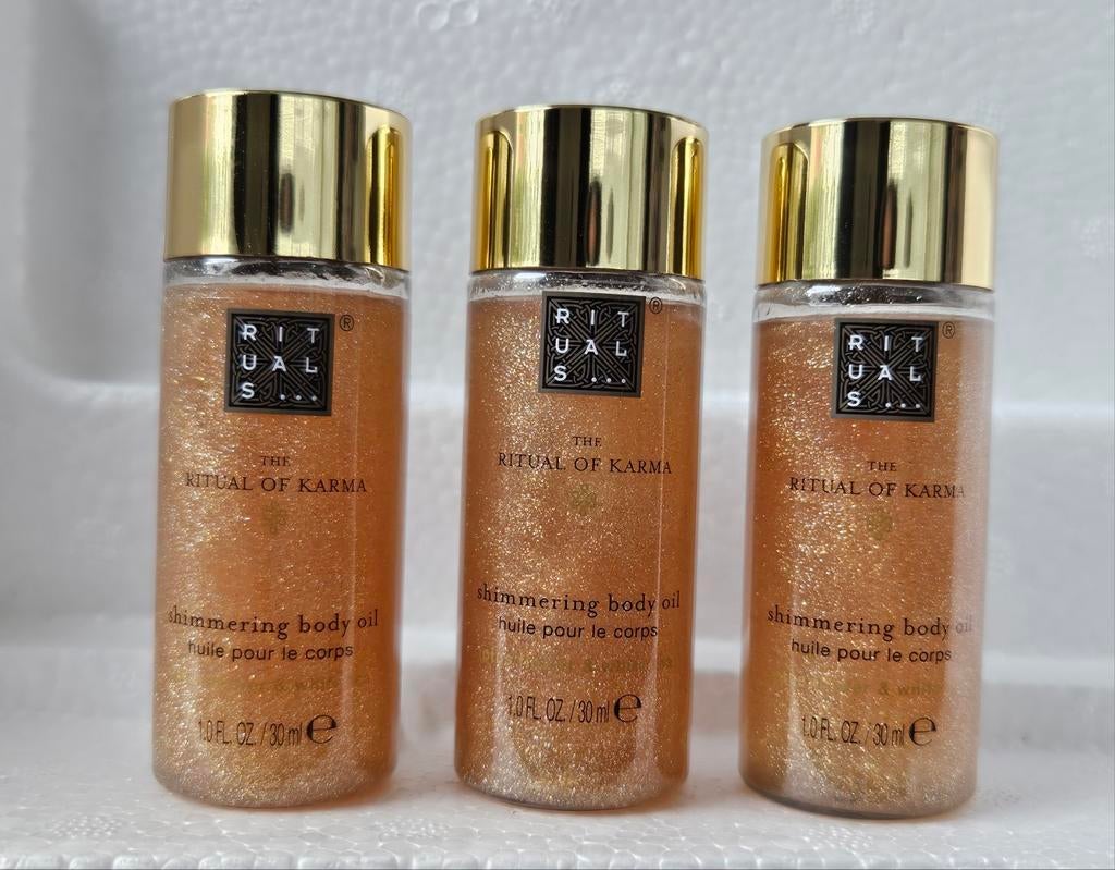 Rituals of Karma shimmering body oil 30ml, Ophalen of Verzenden, Nieuw, Bodylotion, Crème of Olie