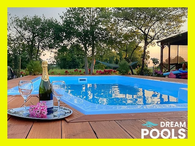 Polyester Zwembad Glasvezel Zwembaden Piscine Coque 5,50m!!!, Ophalen, Nieuw, Overige typen