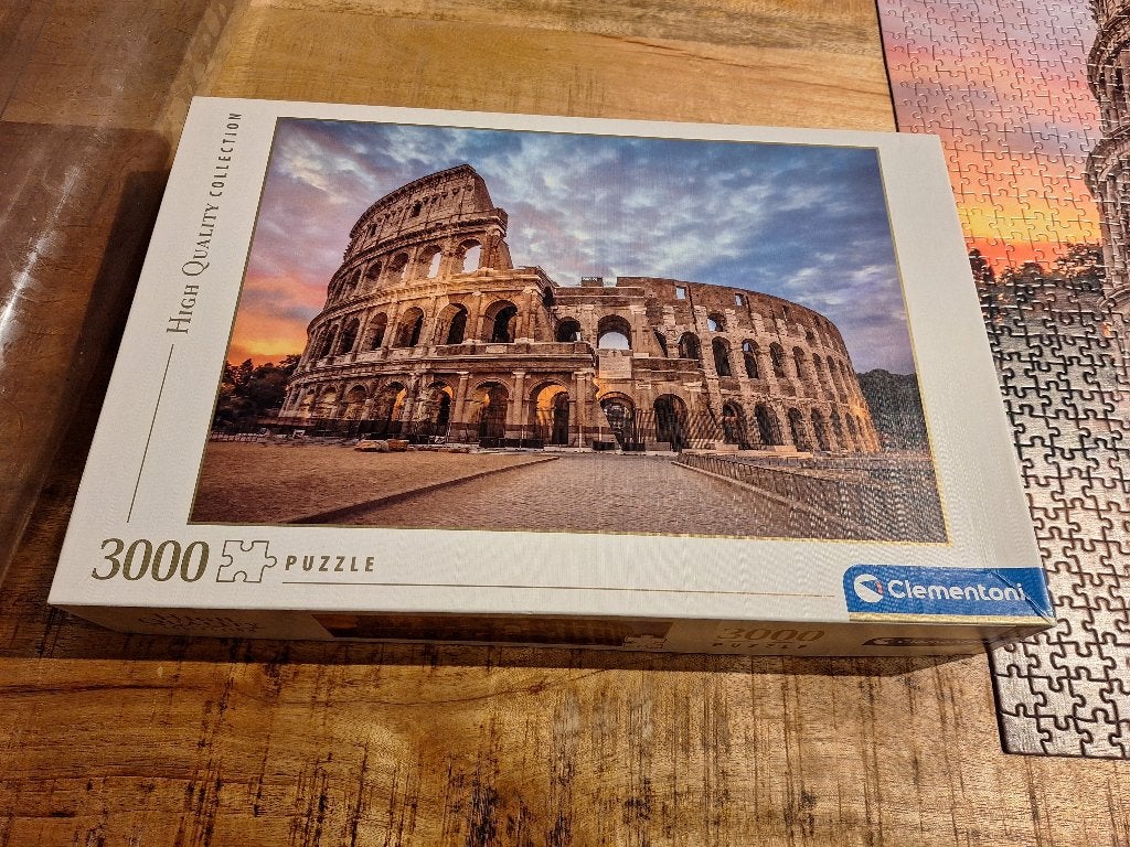 Clementoni Colosseum 3000 stukjes legpuzzel, Ophalen of Verzenden, Meer dan 1500 stukjes, Gebruikt, Legpuzzel