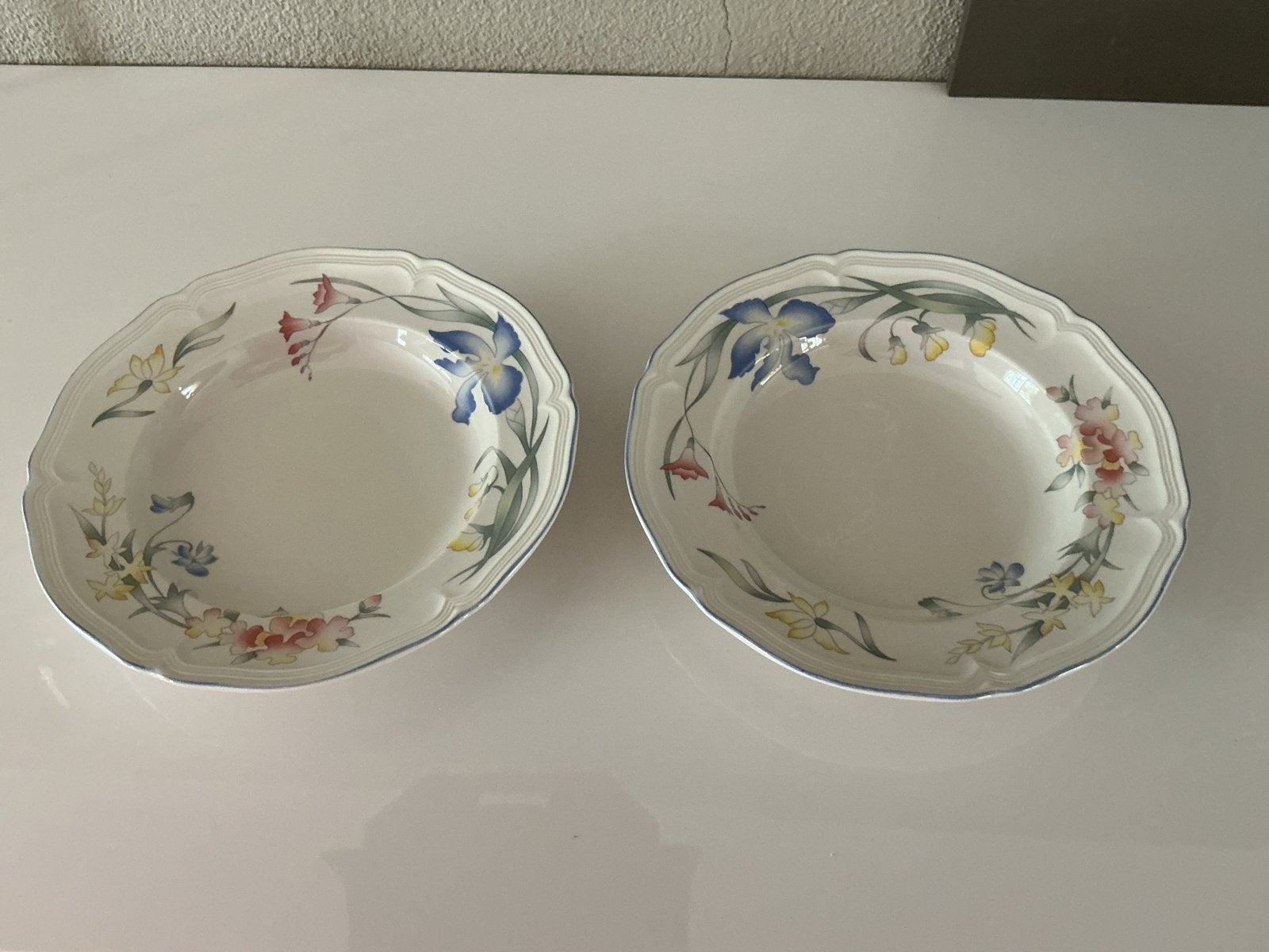Villeroy & Boch Riviera soepborden - 23 cm, Huis en Inrichting, Villeroy & Boch, Ophalen of Verzenden, Zo goed als nieuw, Bord(en)